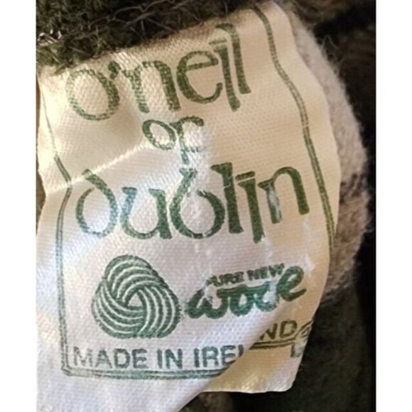 O’Neil Of Dublin Womens 100% Pure Wool Pleated Skirt Kilt White/Green Plaid 10 - Picture 11 of 13